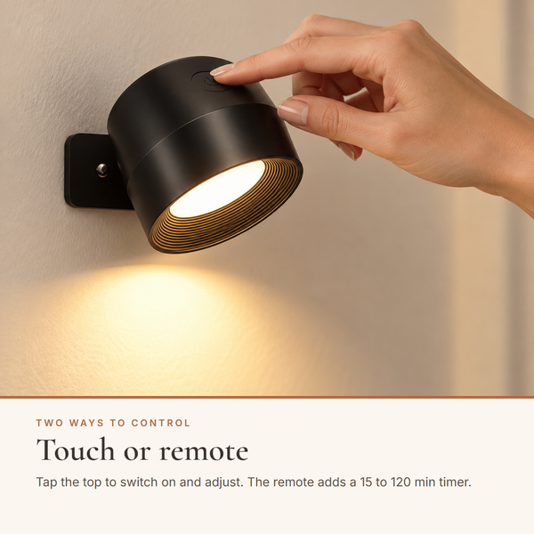 Cordless Rechargeable Wall Lamp