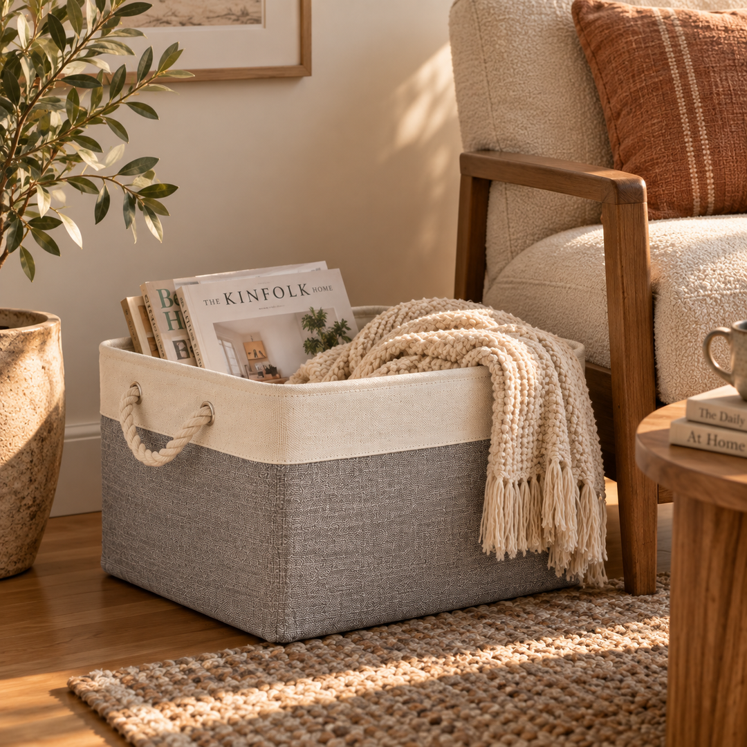 Foldable Storage Basket, Large