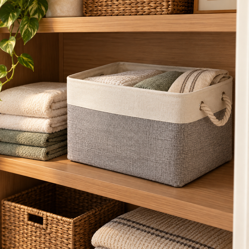 Foldable Storage Basket, Large